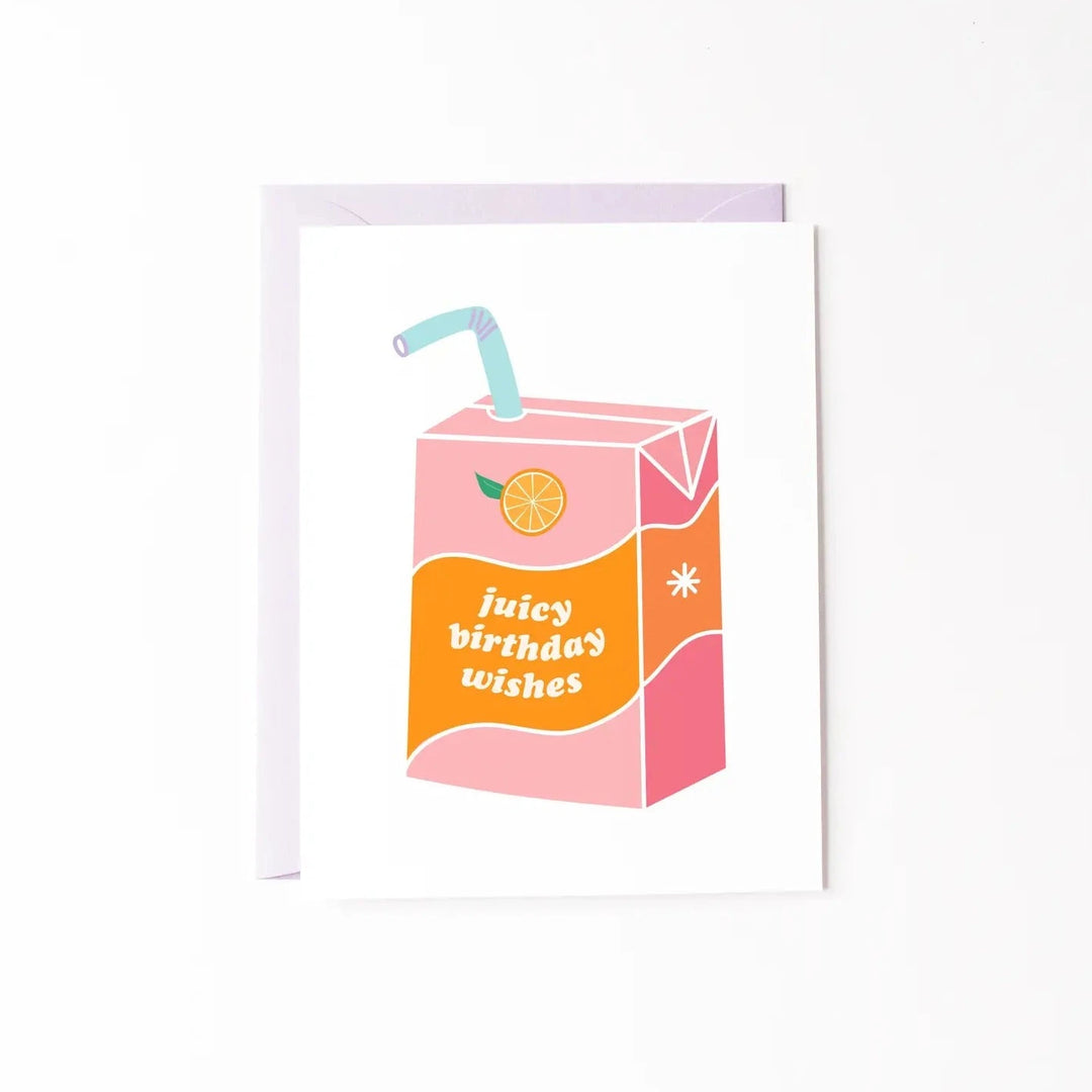 Juicy Birthday Juice Box Card