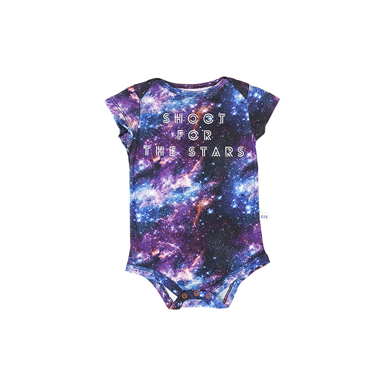 Shoot for the Stars Short Sleeve Onesie (Boys)