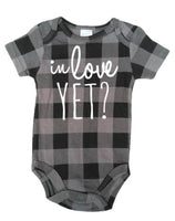 "In Love Yet?" Hipster Onesie