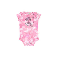 I Love You to the Moon and Back Short Sleeve Onesie (Girls)